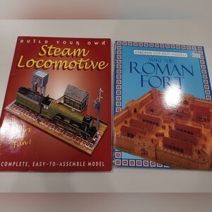 Cut-Out paper Models, Rare craft, puzzle challenge, gift